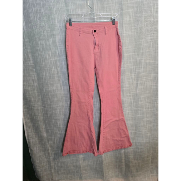 Unbranded Denim - Women's Unbranded Flare Jeans Size‎ M Pink